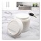 Dart Solo Traveler Sip Through Lids for ThermoGuard 12 oz to 24 oz Hot Cups - White (1200/Carton)
